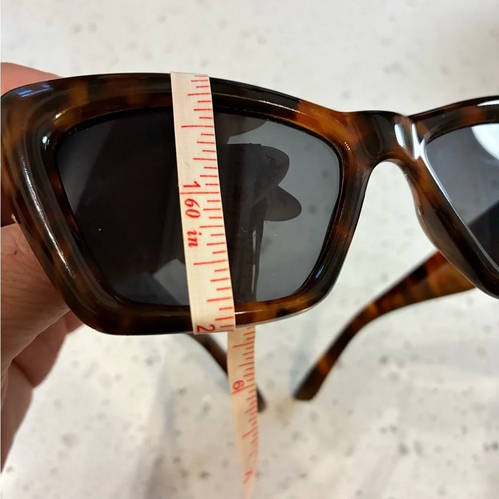 Foster Grant Tortoiseshell Square Sunglasses Cat 3 UV Protection Oversized